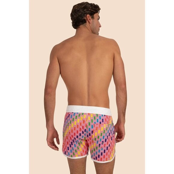 MR TURK by TRINA TURK Surfside Boardshort ~ Pride Swim Print 29 NWT - Picture 3 of 13